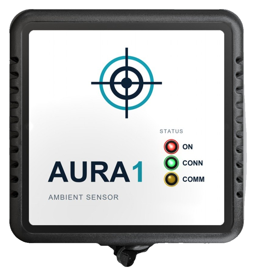 The Aura1 ambient sensor, front